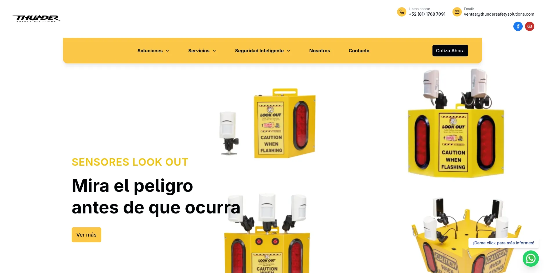 Thunder Safety Solutions web project image